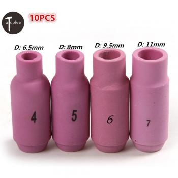 10PC Ceramic Nozzle Set for WP-17/18/26 TIG Welding