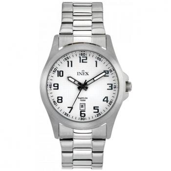 Inex A69426-1S0A Herrklocka Silver/Vit