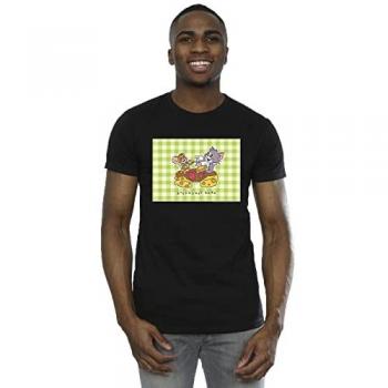 T-shirt homme Tom et Jerry Déjeuner Amusant