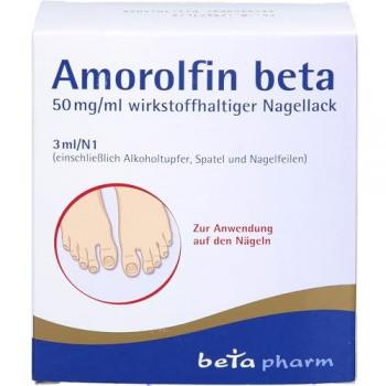 Amorolfin beta Nagellack 50 mg/ml 3 ml
