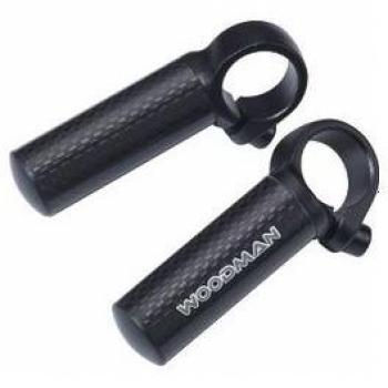 Bar End Nero Woodman Chupa Carbone