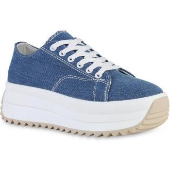 Sneaker Bassa Calypso di Van Hill Blu Profondo