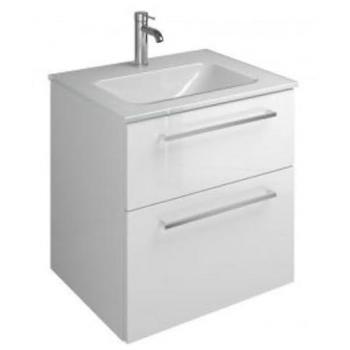 Lavabo Eqio Design Vetro con Mobile Sotto Lavello Burgbad