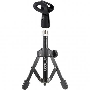 Soporte Plegable Andoer MS-12 para Micrófono, Trípode Mini de Sobremesa, 4 Opciones