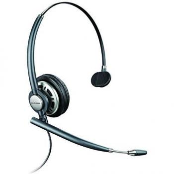 Poly EncorePRO HW710D (DA90 non incluso) Auricolare Cablato USB‑A Nero-Argento