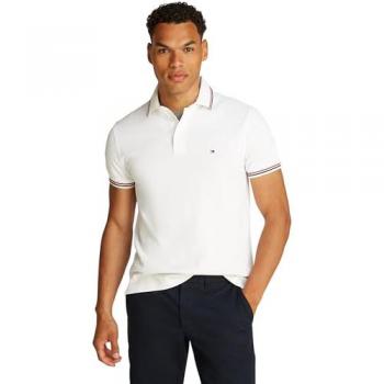 Tommy Hilfiger Maglietta Blu Scuro Rosso Carminio Bianco