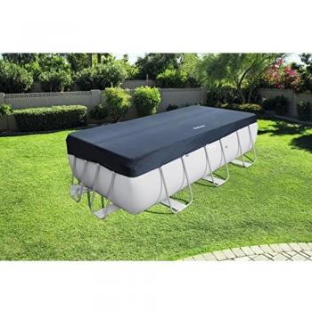 Bestway Copertura per Piscina Rettangolare con Tela Resistente (dimensioni: 3.96 m x 1.85 m)