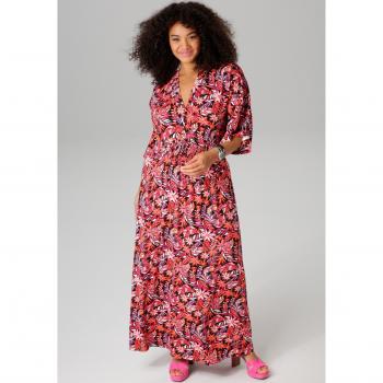 ANISTON PLUS Jersey Sommerkleid, 3/4-Ärmel, bunt