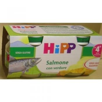 HIPP BIO OMO SALMONE VERD2X80G