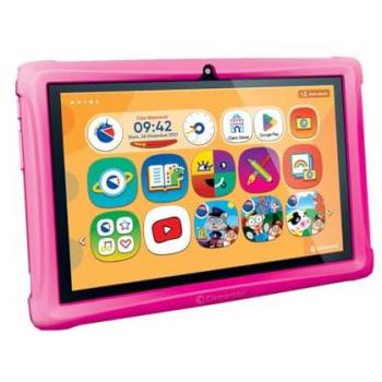 Tablet Educativo Clementoni Clempad 10 con Custodia Protettiva Rosa per Bambini 3-6 Anni, Schermo IPS HD, Memoria 32 GB, Android Quad Core