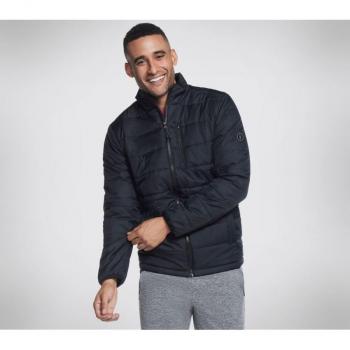 Skechers GOSHIELD Anorak Jacke Herren M Schwarz Regular Fit