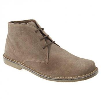 Roamers Men's Real Suede Sand Desert Boots (Size 6 UK)