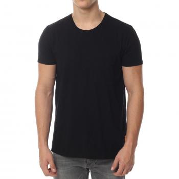 Nudie Jeans Männertshirt Anders Tilted Pocket 131500, Schwarz, XL
