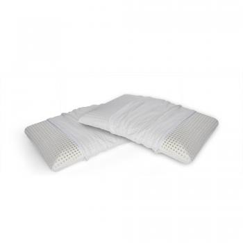 Cuscini Timo 2 pezzi – Guanciali Imbottiti 70x40h12cm Bianco
