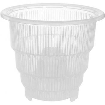 Clear Plastic Planter for Succulent and Orchid