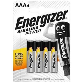Energizer alkaline power pilas aaa lr03 4 unidades