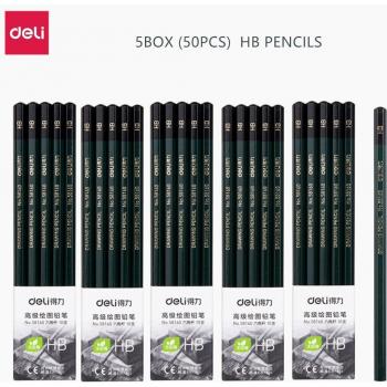 Deli 58160 Lápiz Escolar de Plomo para Dibujos y Escritura