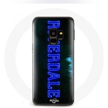Coque Samsung Galaxy S9 Plus avec Logo Riverdale Bleu