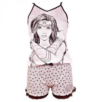 Pyjama Wonderwoman Rose – Confort & Chaleur pour Femmes