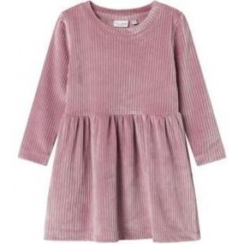 Orchideen-Velours Kleid – NMFVELOA