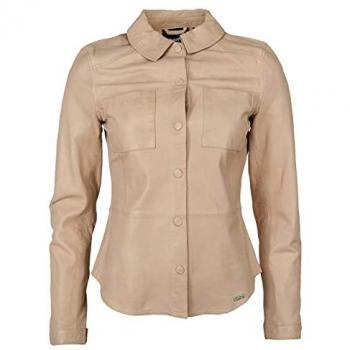Damen Lederjacke MAZE 42020134 Beige XS