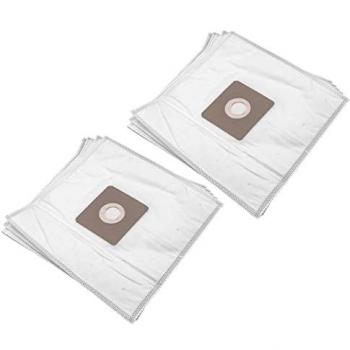 Sacs filtrants 10 pièces pour Dirt Devil Mustang M7109 (numéros 0 à 9) microfibres non tissées 31 × 22,5 cm blanc