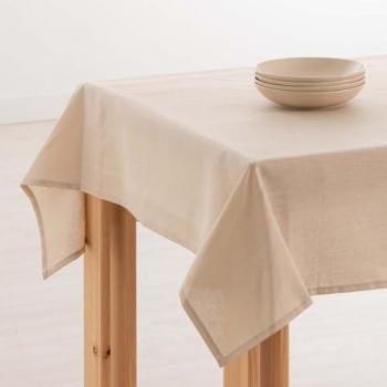 Muare Home Mantel 100% lino natural beige 300x150