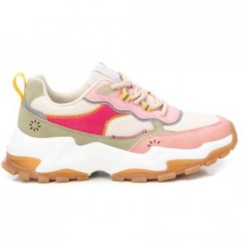 Calzado Refresh Fucsia Mujer Plano con Cordones