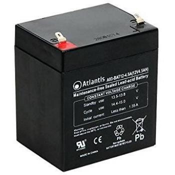 Atlantis A03-BAT12-4.5A Acido piombo (VRLA) 12V 4,5 Ah batteria UPS per UPS e sistemi