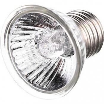 Lampe solaire chauffante reptile E27 75W Spectre complet UVB