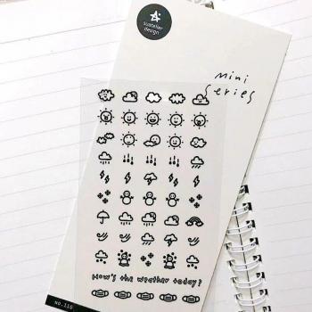 Cute Dino Mini Stickers for DIY Projects