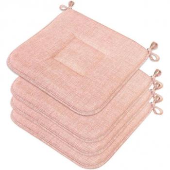 Pillole di Comfort Rosa – 4 Cuscini Coprisedia in Cotone Lavabile