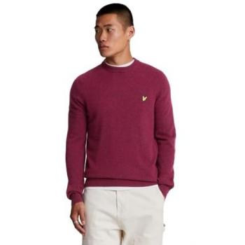 Small Red Lyle & Scott Lambswool Crew