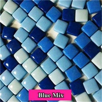 Jade Mosaic Tiles 300pcs 1.1x1.1x0.4cm Square Craft Materials