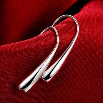 AGLOVER 925 Sterling Silver Teardrop Earrings for Women