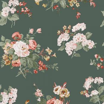 Laura Ashley Rosemore Fern Self-Adhesive Wallpaper