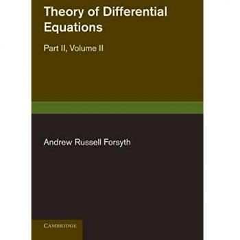 Theory of Differential Equations 6 Volume Set: Theory of Differential Equations, Part II, Volume II: Ordinary Equations, not Linear