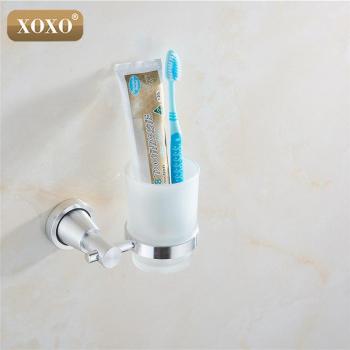 Soporte de vaso de aluminio con vaso de vidrio 3084