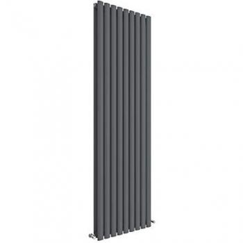 Revive Anthracite Double Designer Vertical Radiator 1800mm x 528mm
