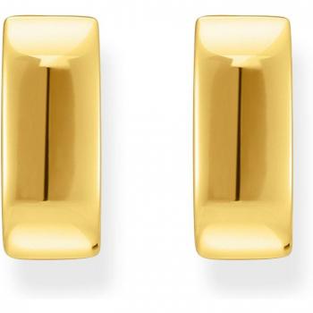 THOMAS SABO Gold Plated Angular Hoop Earrings