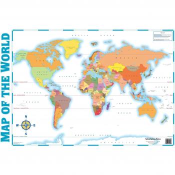 Map of the World Wall Chart