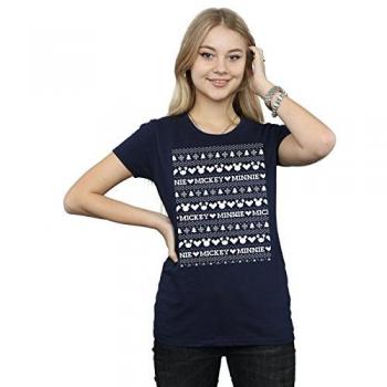 Christmas Cartoon Classic Cotton Top – Mickey & Minnie
