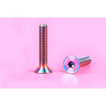 MTB Bicycle Headset Stem Cap M6*30mm Titanium Bolt