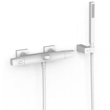 Douche et Bain Thermostatique Blanc Mat Tres