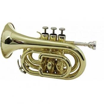 DIMAVERY TP-300 B-Pocket-Trompete, gold