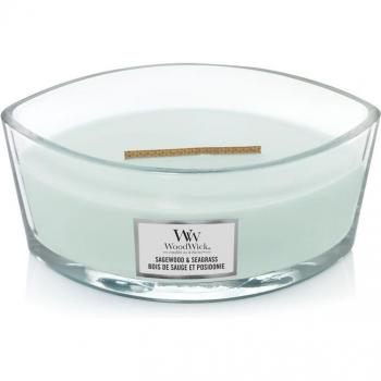 Sagewood & Seagrass Candle with Wooden Wick