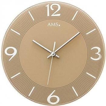 AMS Wanduhr 9572 beige