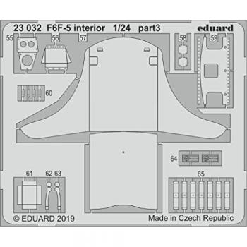 Eduard F6F-5 Interni per Modellismo Airfix