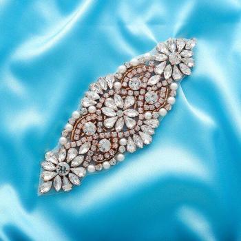 LuminousTwirl Wedding Crystals Belt Kit