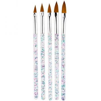 Kit de pinceaux de nail art 7 pièces